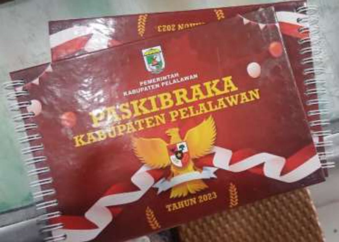 Cetak Buku PASKIBRAKA Kabupaten Pelalawan 2023