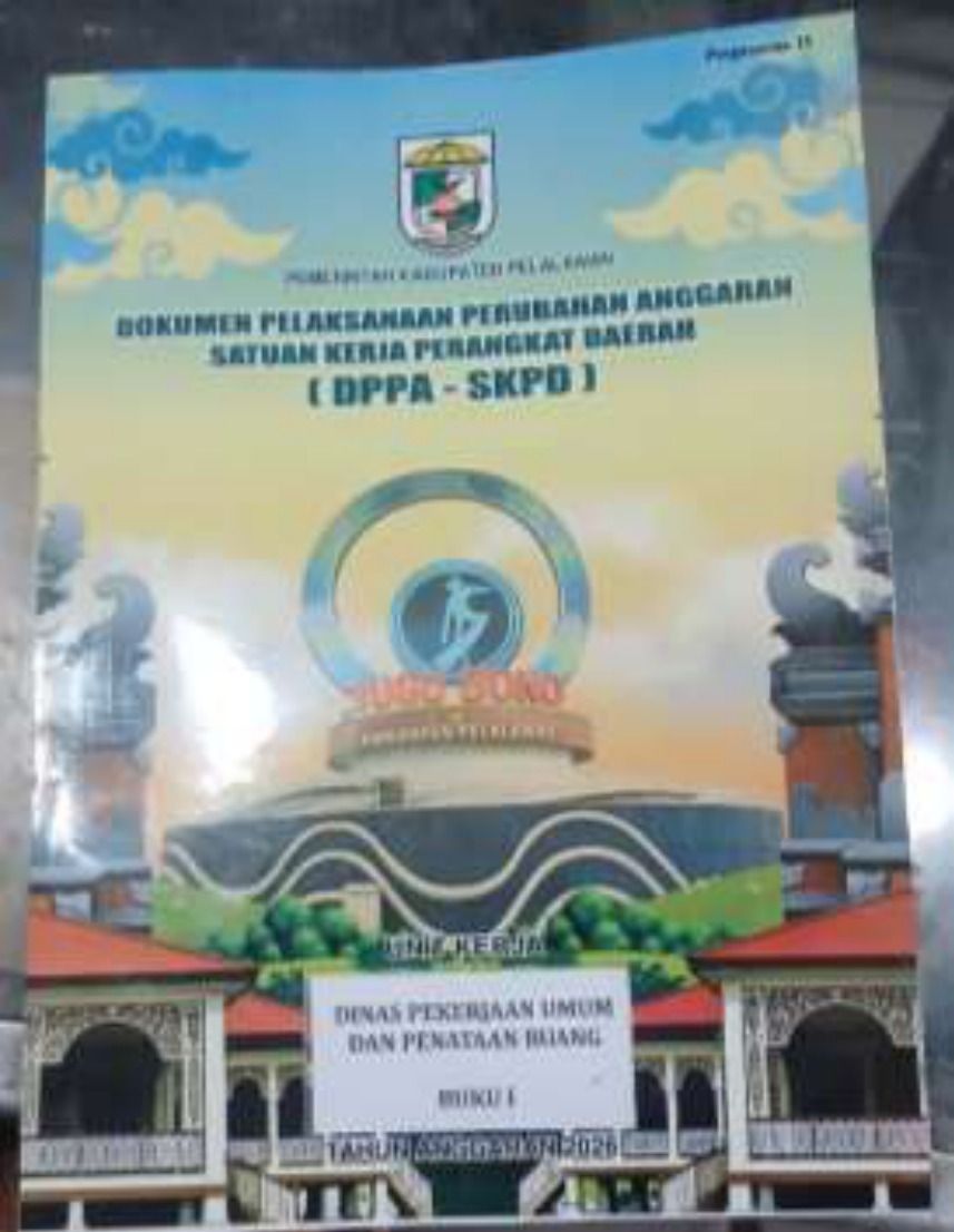 Hardcover Dokumen DPPA-SKPD Dinas PUPR